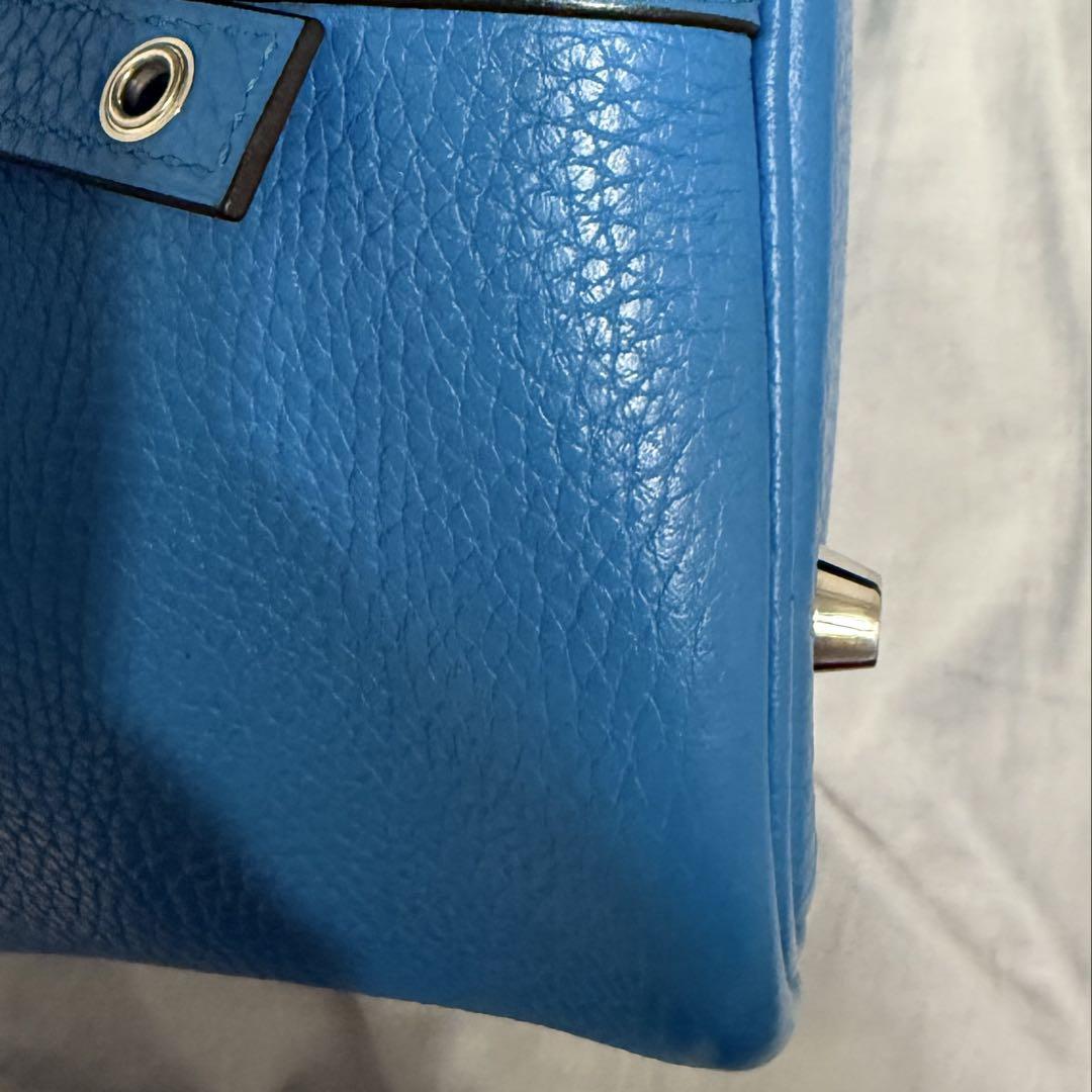 極美品✨️エルメス ピコタンロックMM22 ブルーザンジバル