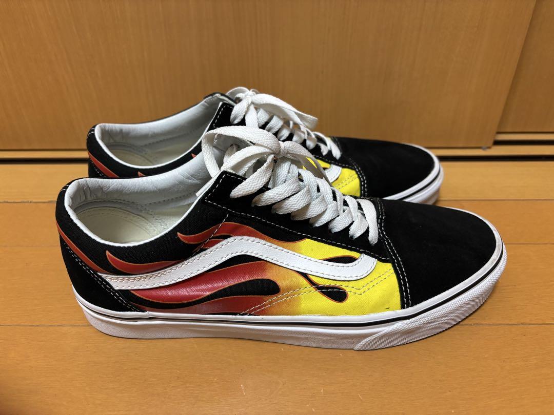 美品 vans flame pack バンズ フレイム ファイヤー