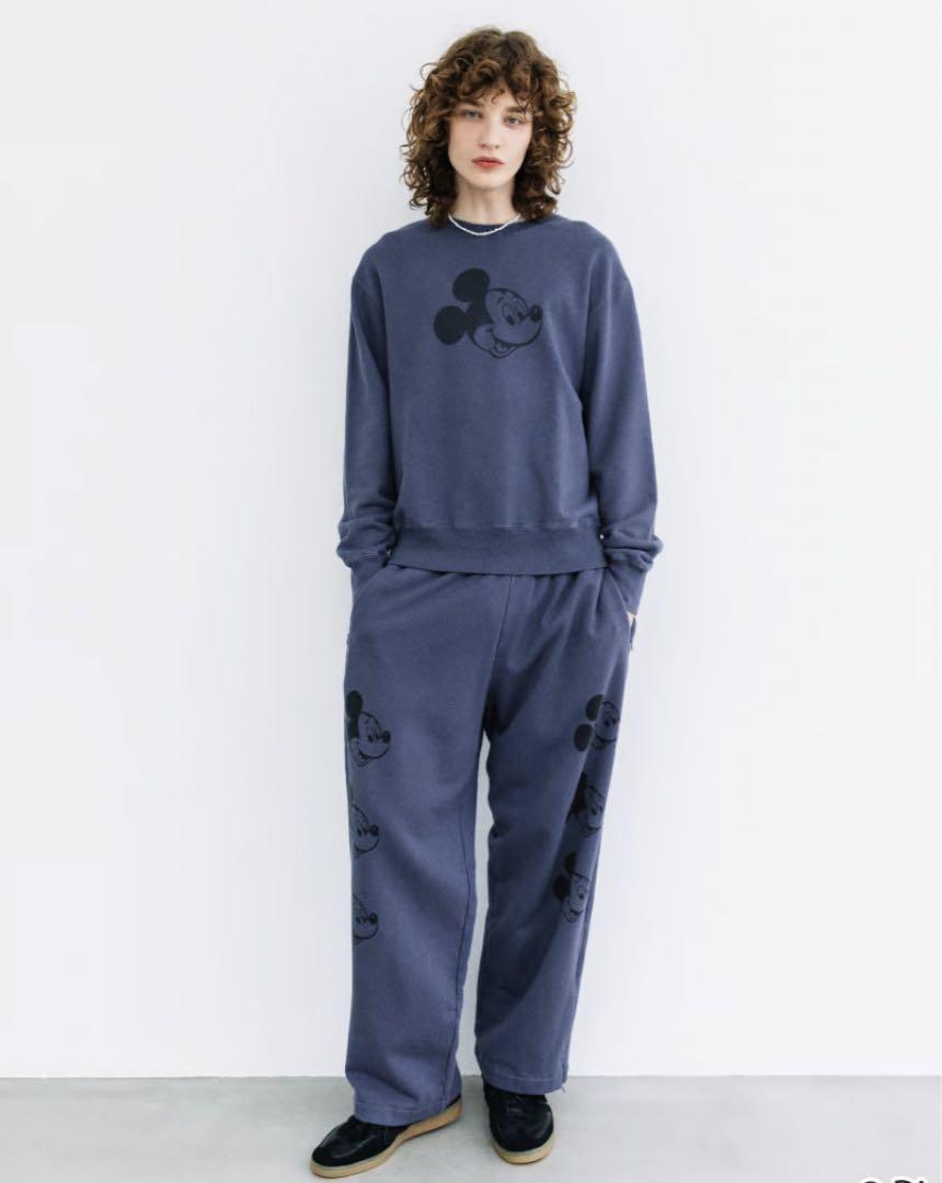WCJ SWEATミッキーマウス スウェット & パンツ セットアップ ネイビー
