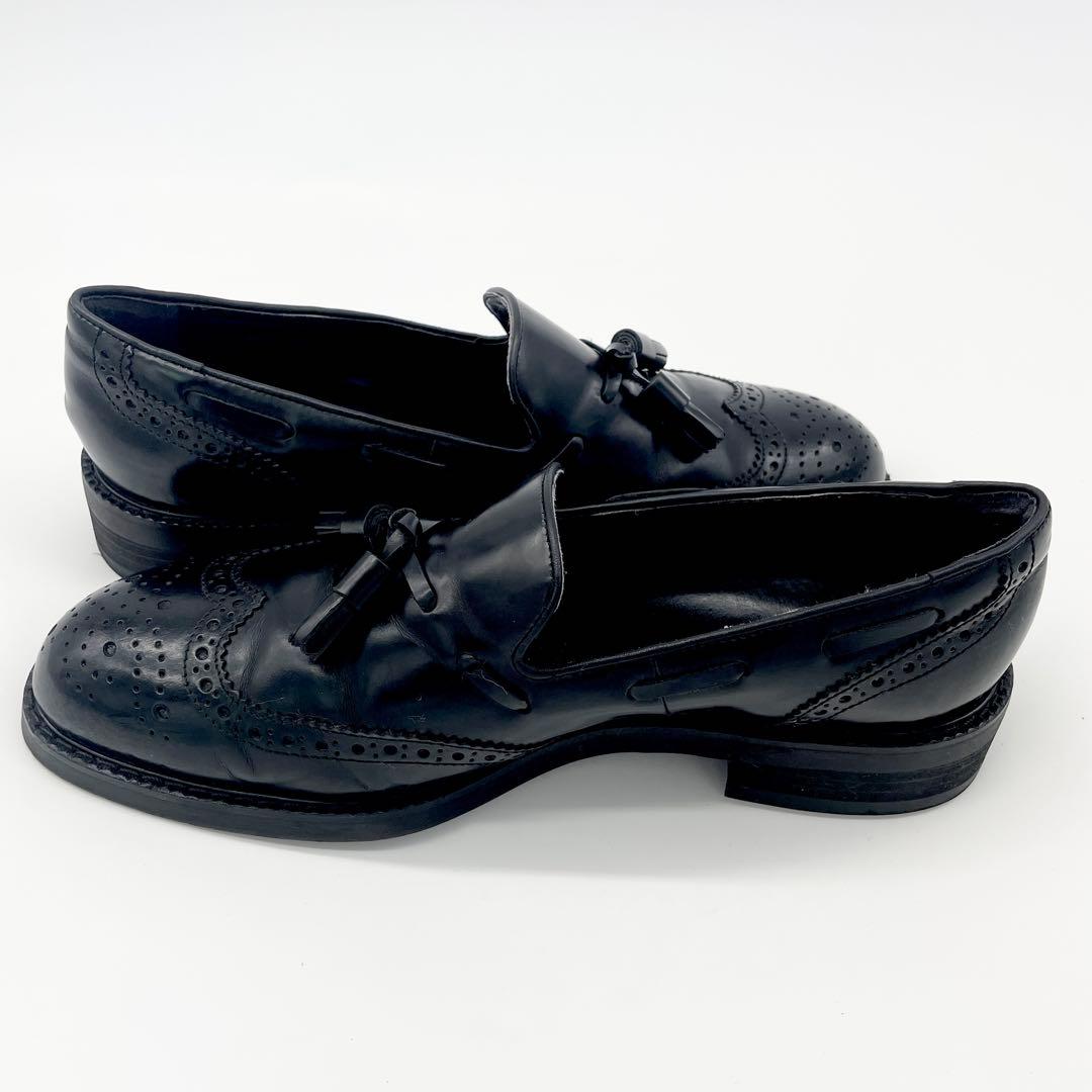 KENFORD ローファー タッセル ウイングチップ ブラック フォーマル KENFORD ローファー タッセル ウイングチップ ブラック フォーマル