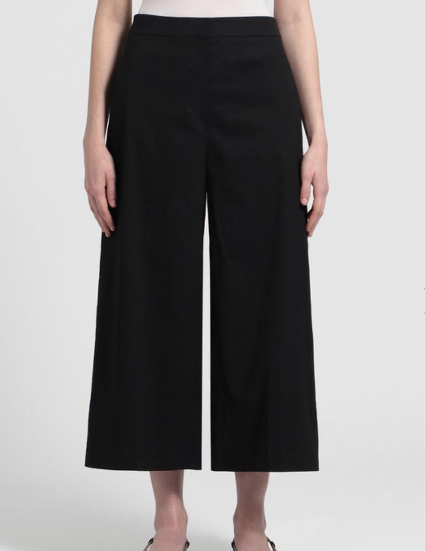 24SS セオリー Good Crunch W Wide Crop Pant T