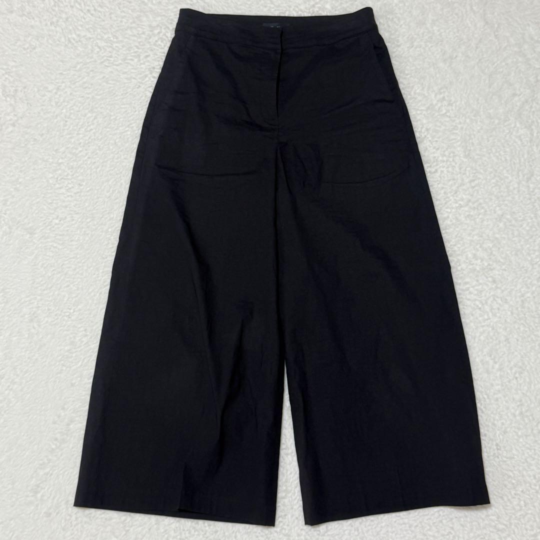 24SS セオリー Good Crunch W Wide Crop Pant T