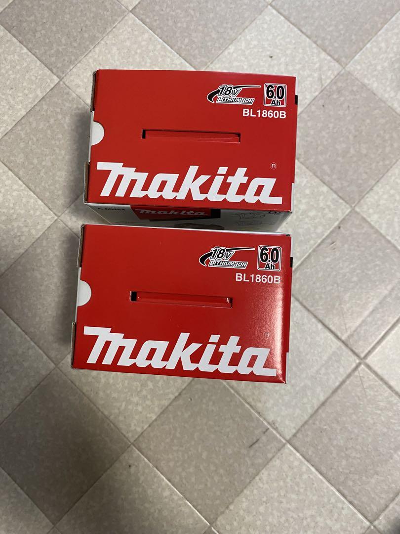 Makita マキタ バッテリー 18V 6.0Ah BL1860B  2個