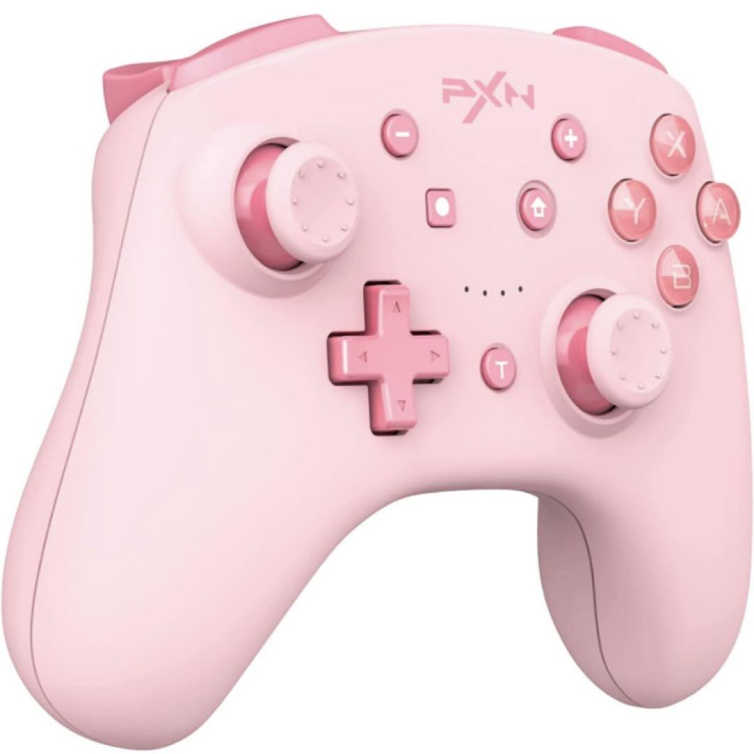 PXN Switch プロコン コントローラ ピンク - メルカリ