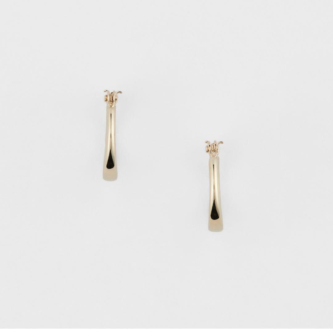 アガット フープピアス