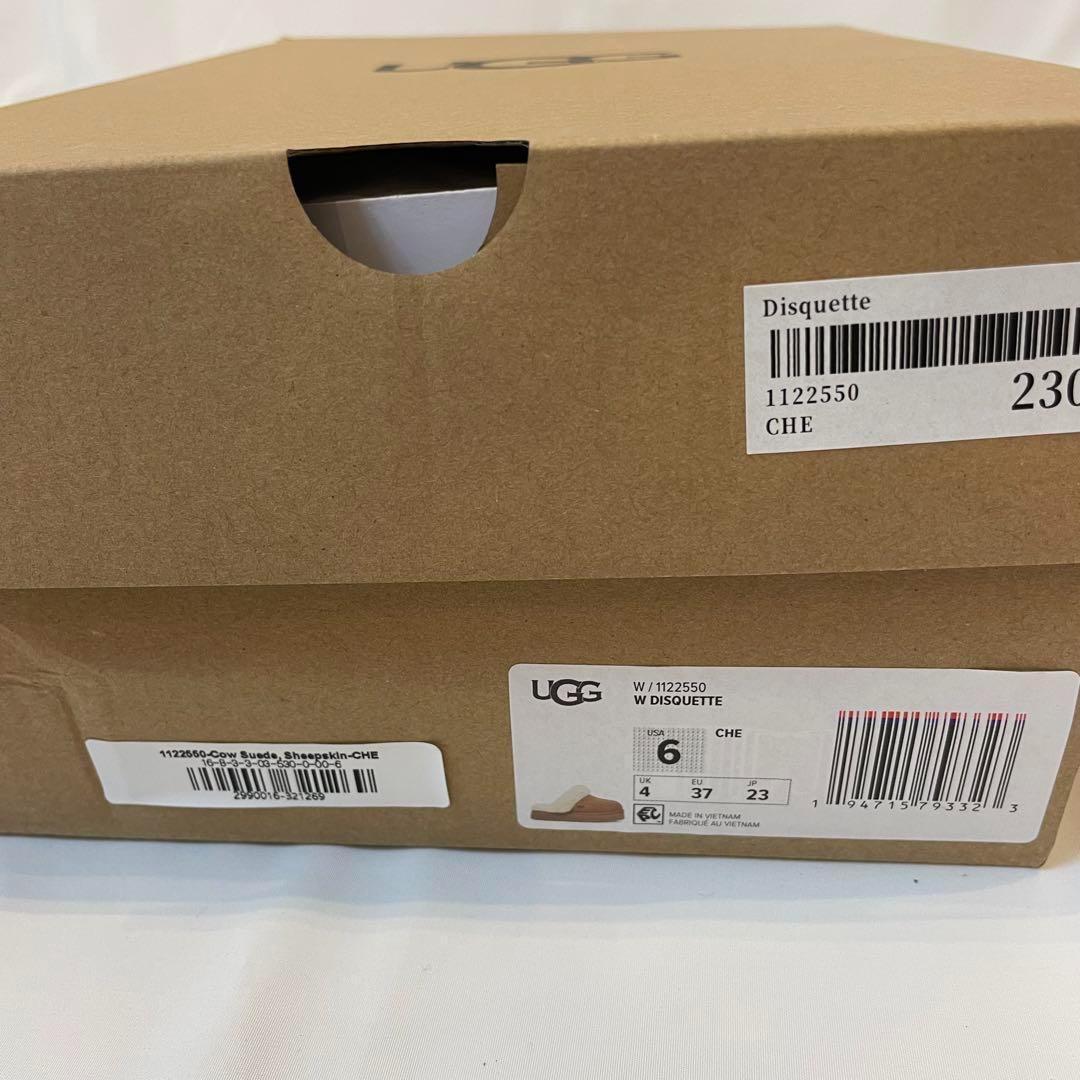 新品UGG  アグ　ディスケット　スリッポン　スリッパ　ミュール　サンダル　23