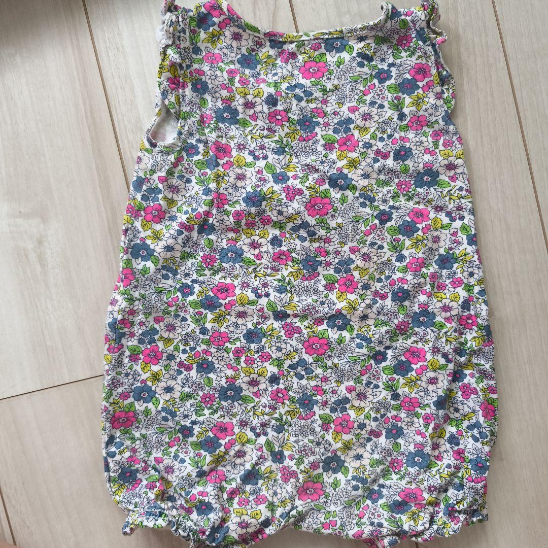 babyGap フラワープリント ノースリーブワンピース 12-18M