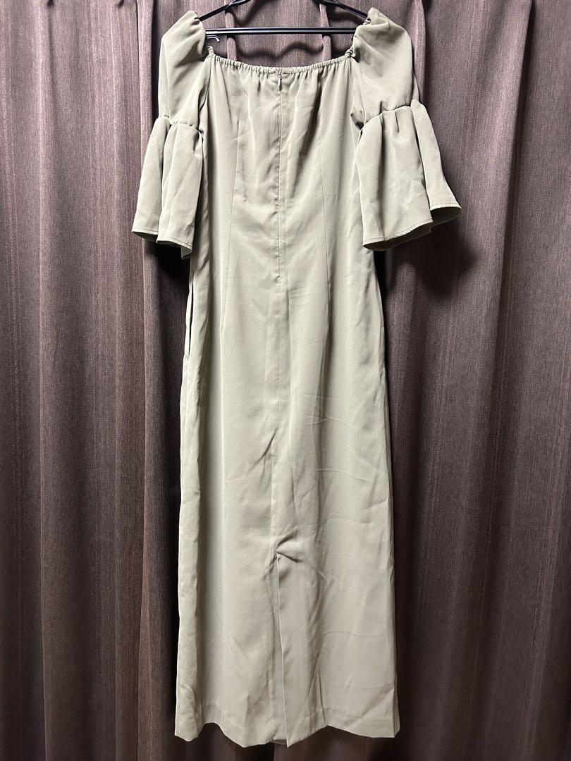 ワンピース kastane Bell sleeve color dress