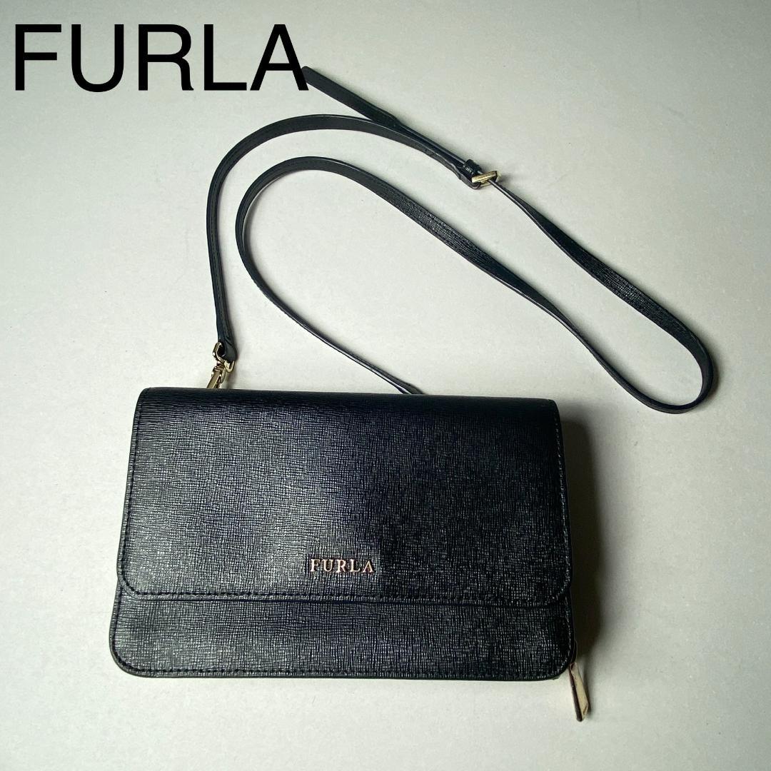 FURLA フルラ ショルダーバッグ リーヴァ レディース ブラック レザー