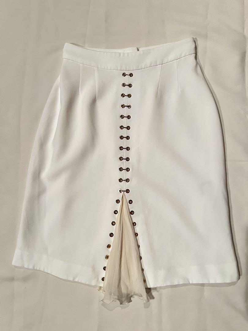 roberto cavalli メタル付きスカート