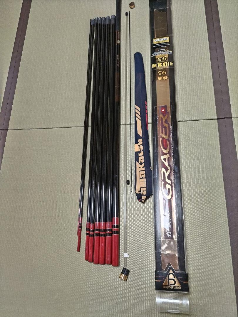 楽天 ガマ鮎グレイサー9.5メートル、未使用 ロッド