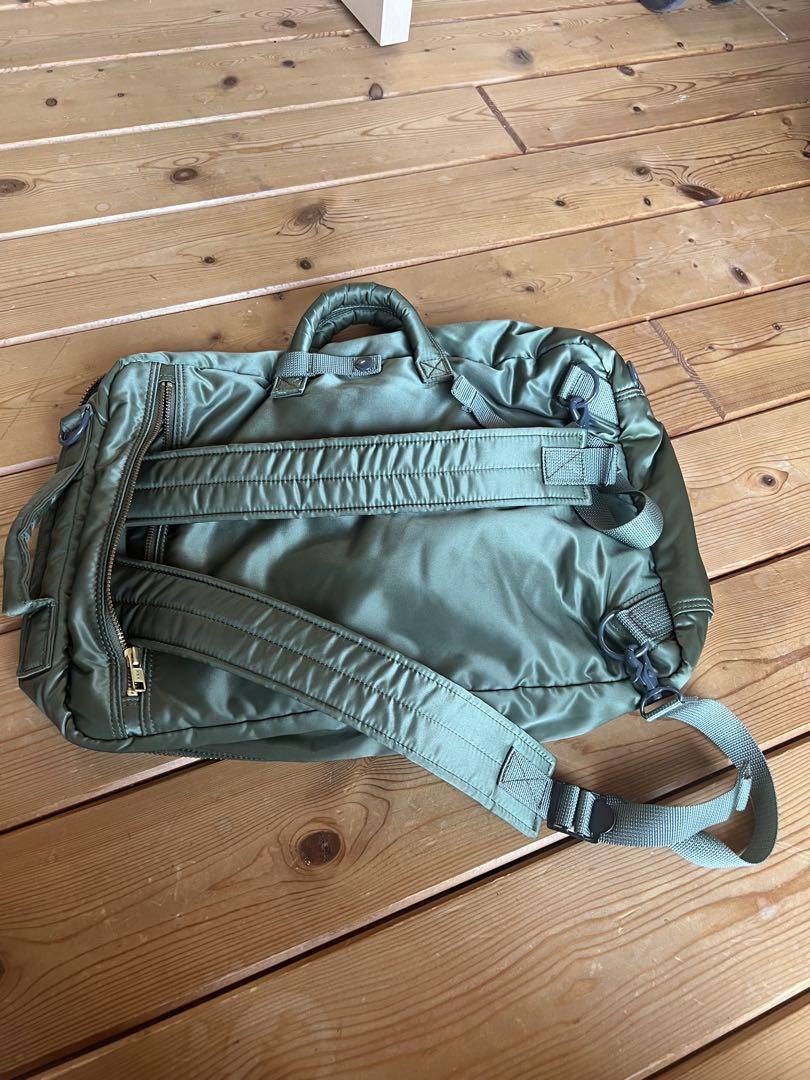 希少 美品 PORTER ポーター 3WAY バッグ タンカー オリーブ