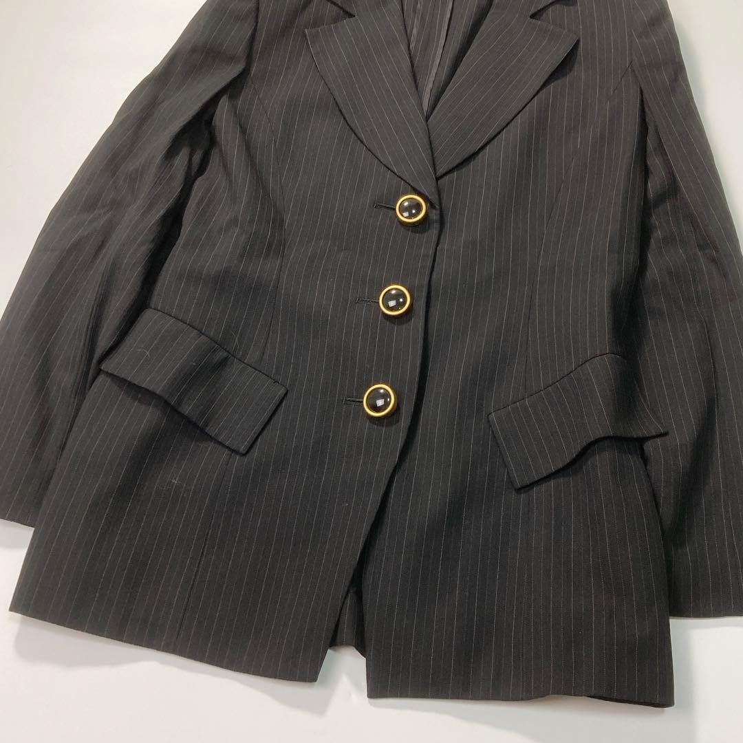 Christian Dior　ジャケットコート　金ボタン　マルチカラー　チェック チェック柄 金ボタン ジャケット 33-504 – FABRICE
