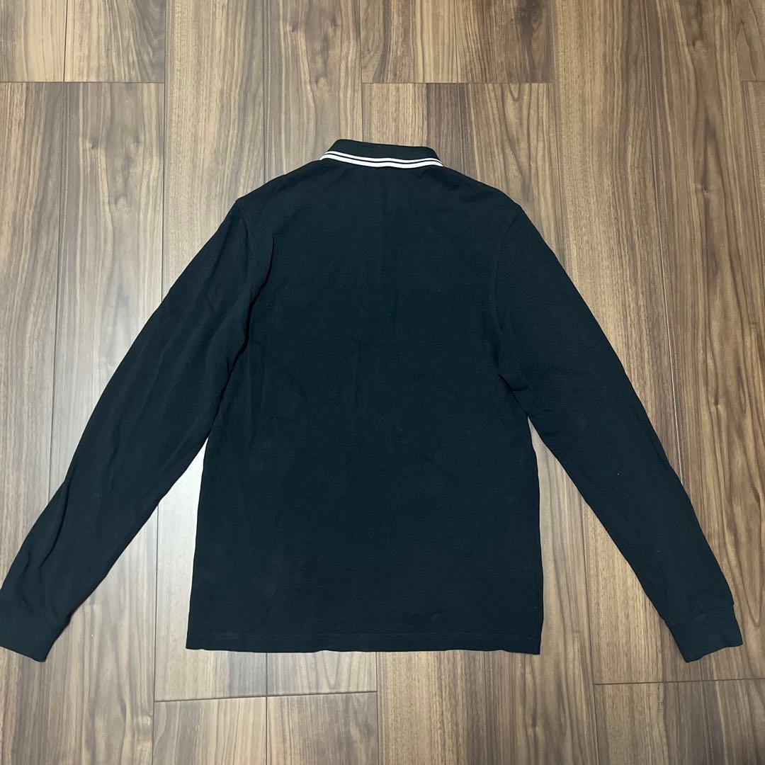 フレッドペリー M3636 ブラック 長袖ポロシャツ 