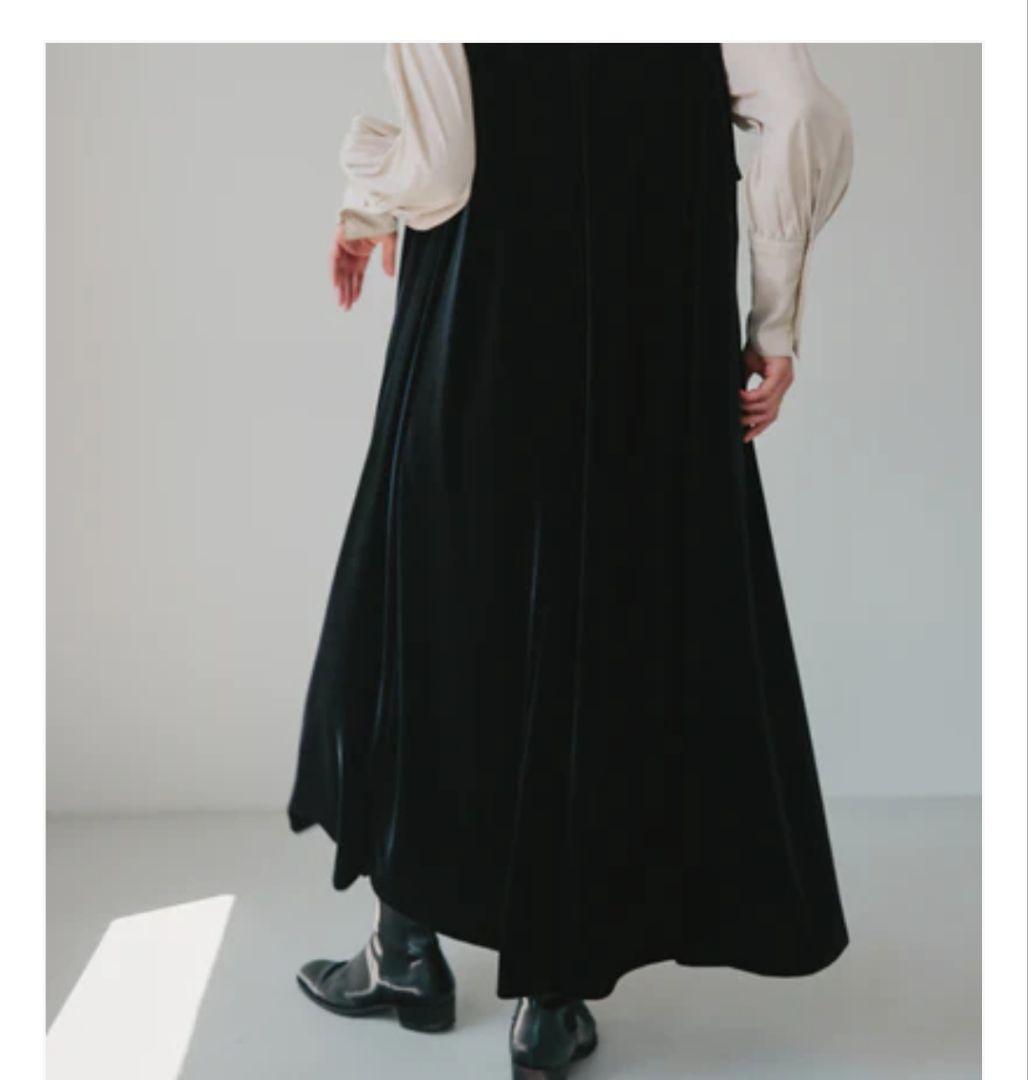 foufou ノースリーブベロアワンピース 