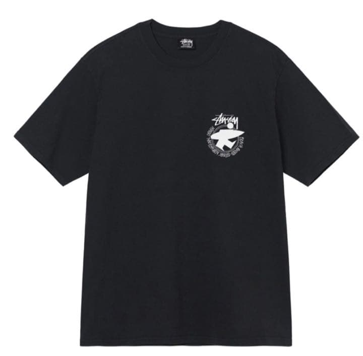 STUSSY BEACH ROOTS PIGMENT DYED TEE L STUSSY BEACH ROOTS PIGMENT DYED LOEWE neighborhood patagonia BLUE