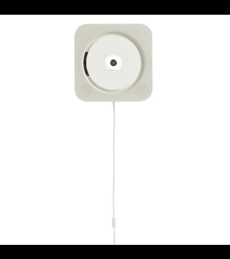 新品★無印良品★壁掛式ＣＤプレーヤー　スピーカー ☆★ラジオ おしゃれ 白〆★