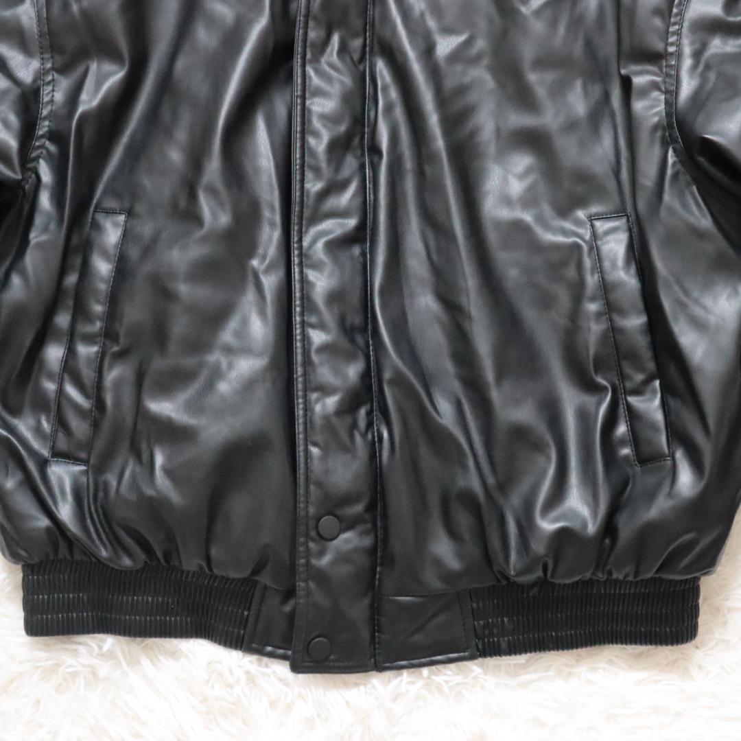 ZARA/ザラ フェイクレザーパフジャケット ブラック ブルゾン ZARA/ザラ フェイクレザーパフジャケット ブラック ブルゾン