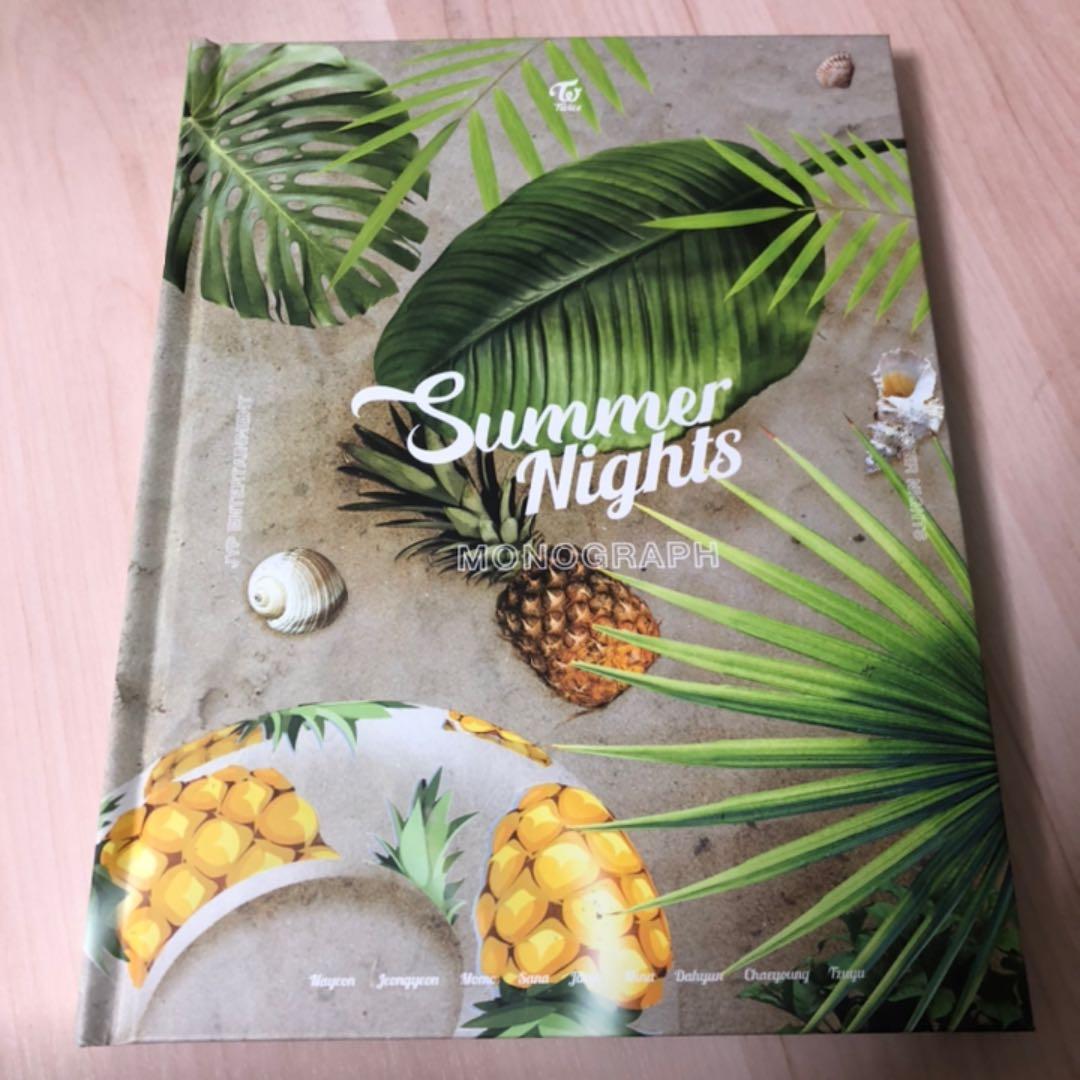 TWICE フォトブック Summer Night monograph TWICE monograph Summer night
