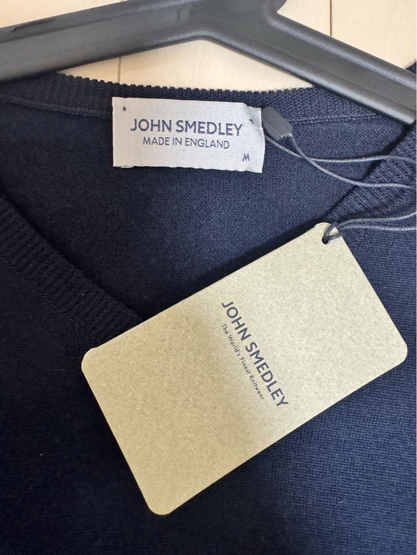 新品未使用JOHN SMEDLEY ニットVネックプルオーバー