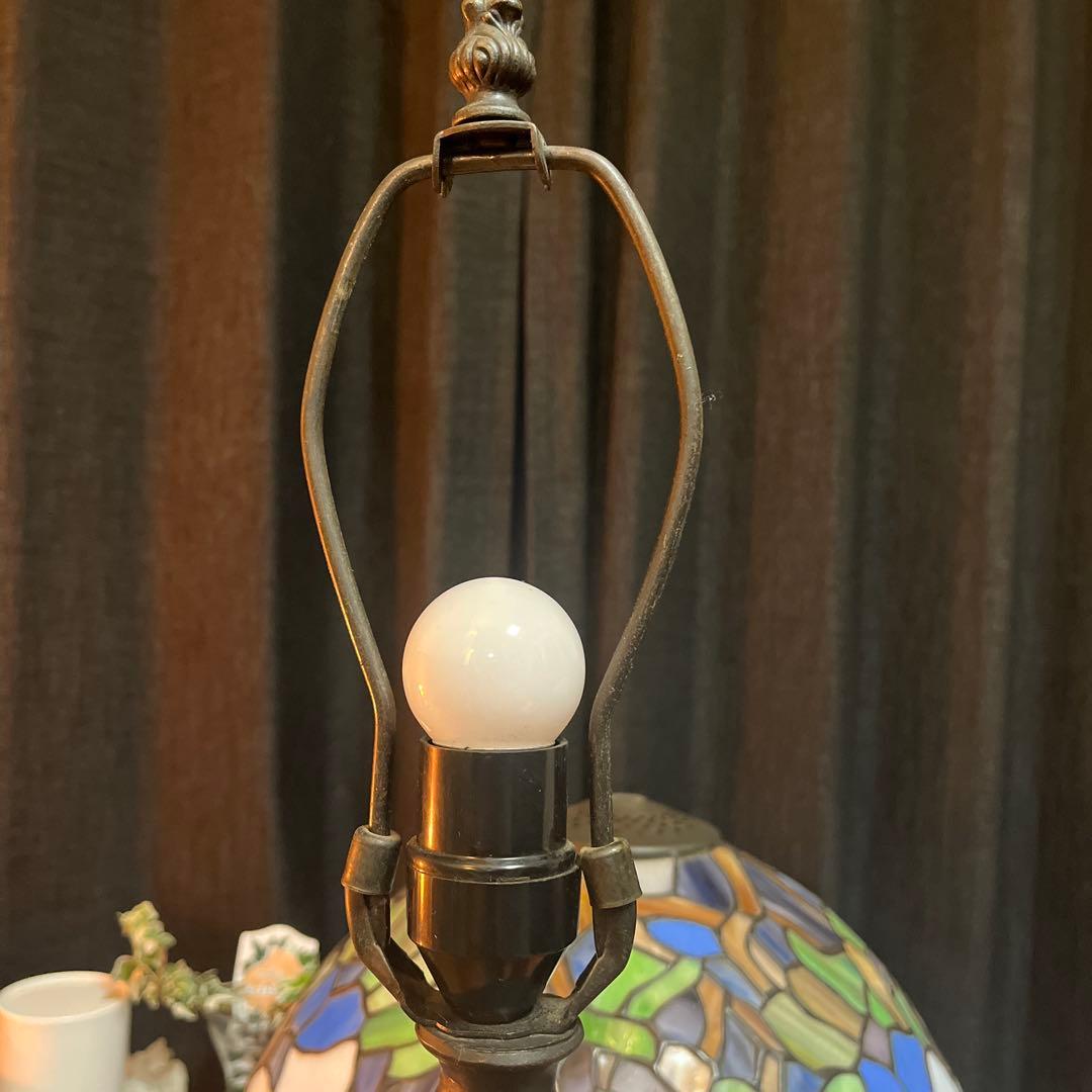 ステンドグラスランプシェード　ランプ　ガラス　インテリア