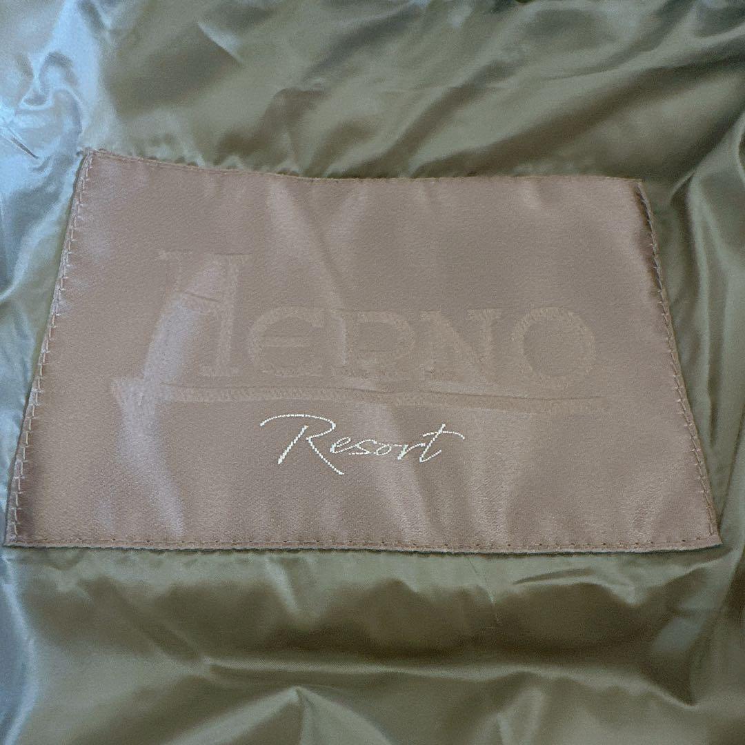 riri様へ 極美品 HERNO ヘルノリゾート ダウンコート ラメ糸ニット