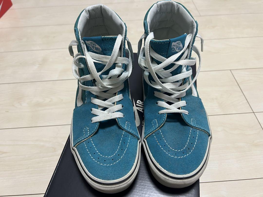 Vans Sk8-Hi 青 スエード