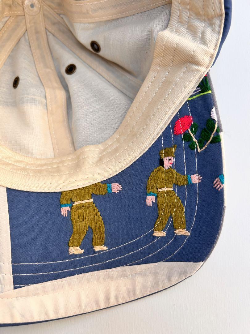 帽子 Sillage THAI TRIBE FALP CAP BLUE