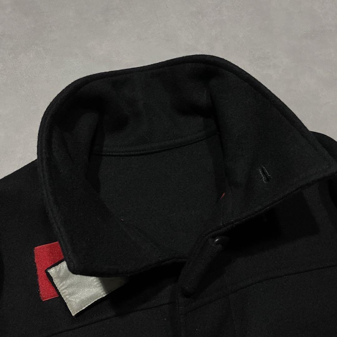 ジャケット・アウター 00s 291295=homme black melton wool coat
