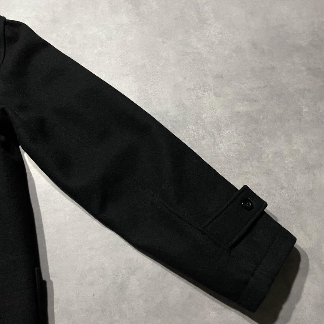 ジャケット・アウター 00s 291295=homme black melton wool coat