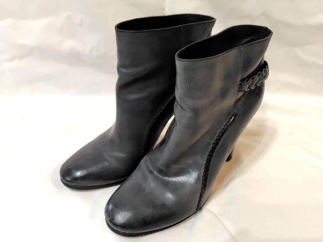 Chloe クロエ ショートブーツ グレー 36.5 23.5cm