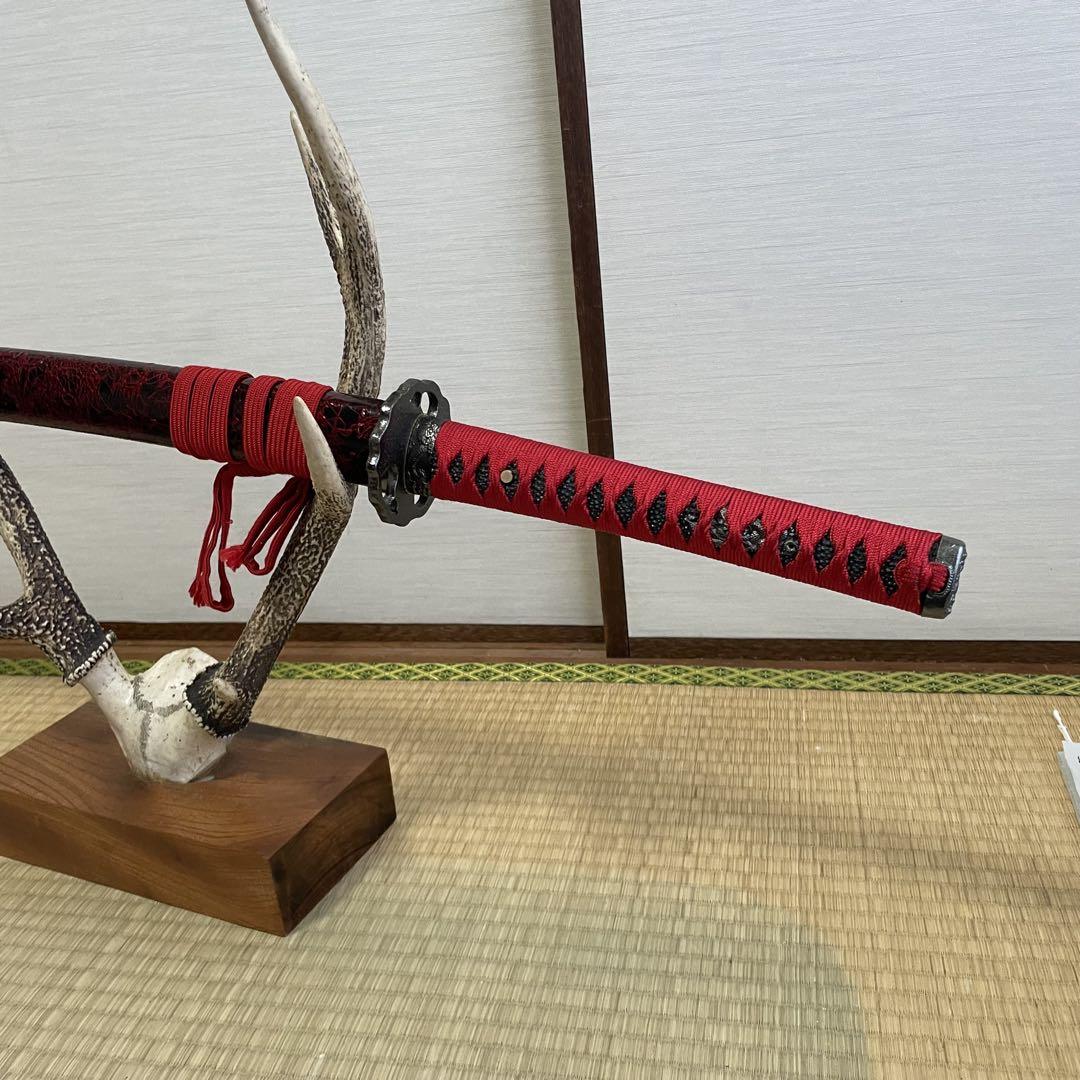 【美品】模造刀＆鹿の角スタンドセット 美品】模造刀＆鹿の角スタンドセット - メルカリ