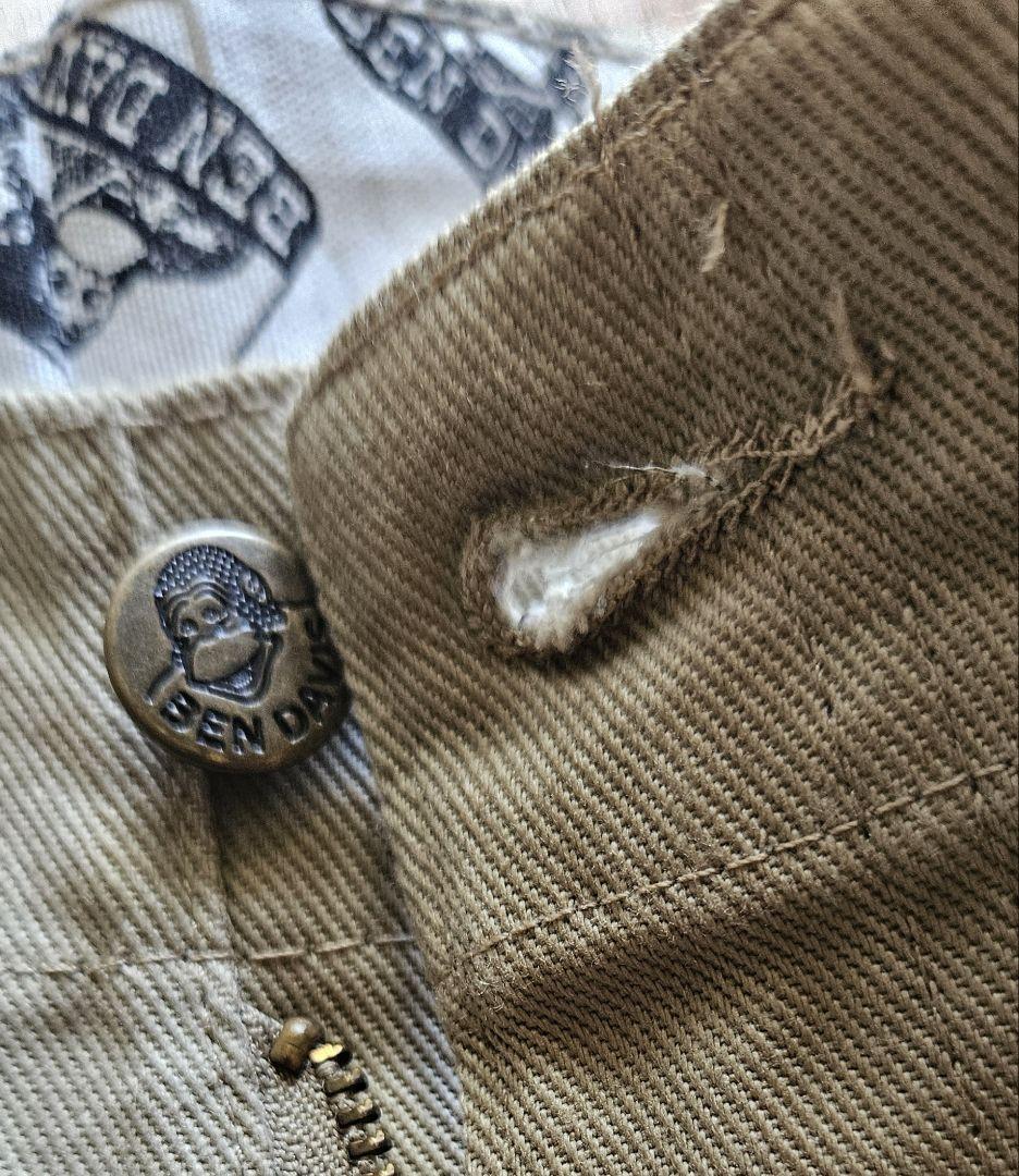BEN DAVIS SHORTS 50/50 W32　KA-KIカーキ