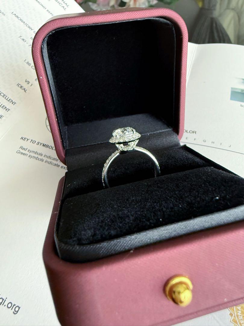 IGI証明書付 1.54ct ラボダイヤモンド 婚約指輪用 VS1 Eカラー