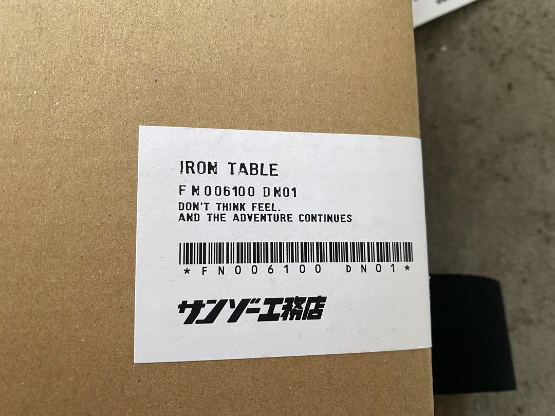 美品 サンゾー工務店I RON TABLE アイアンテーブル ケース&ワッペン