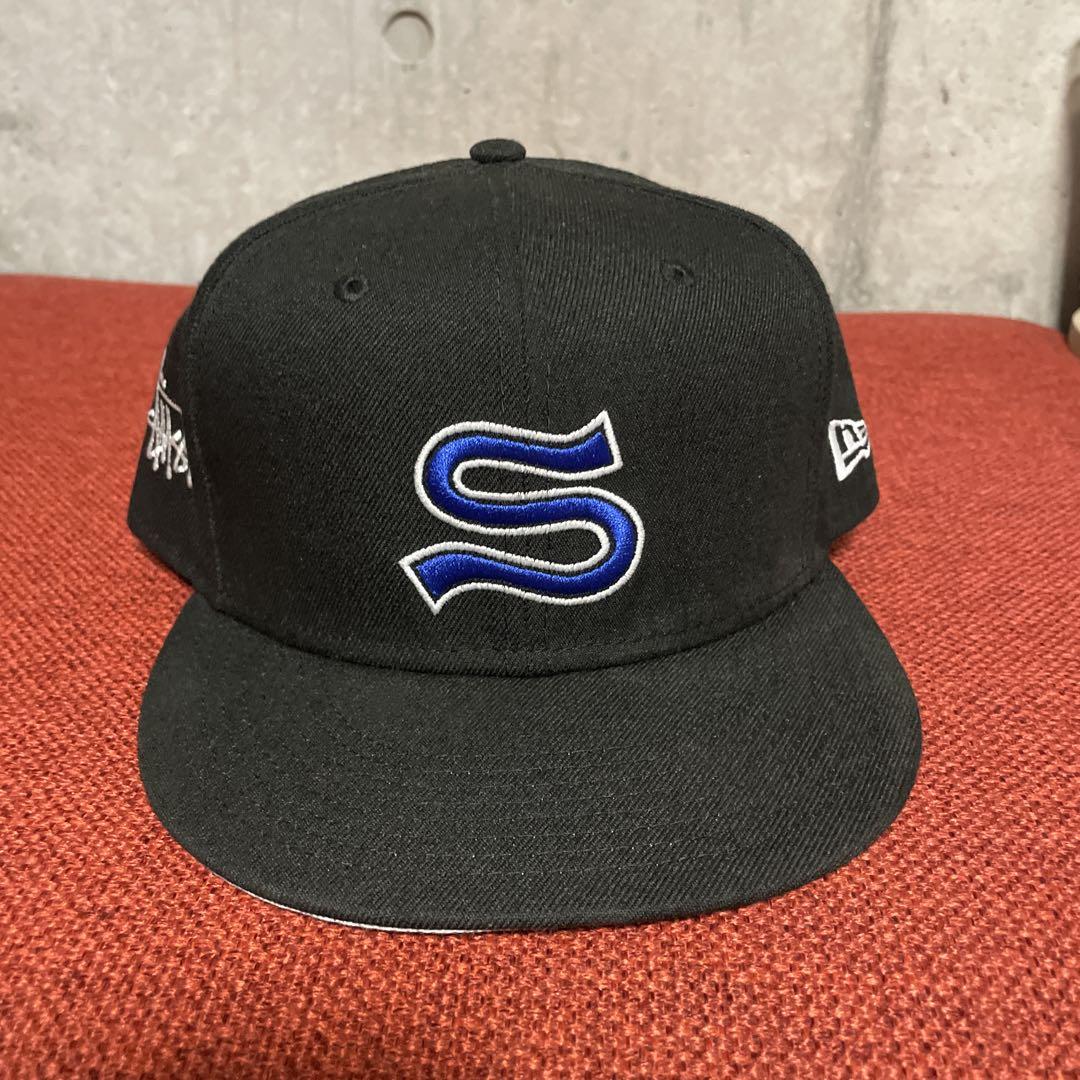 新しい季節 ニューエラ Stüssy コラボブラック メルカリ - 5/8 7 キャップ 帽子