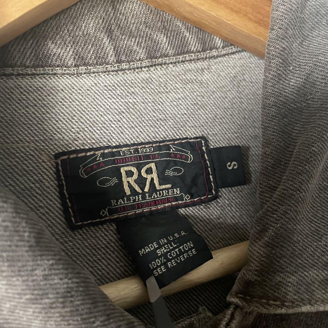 90s rrl デニムジャケット 2nd ブラウン サイズS 三ツ星 usa製