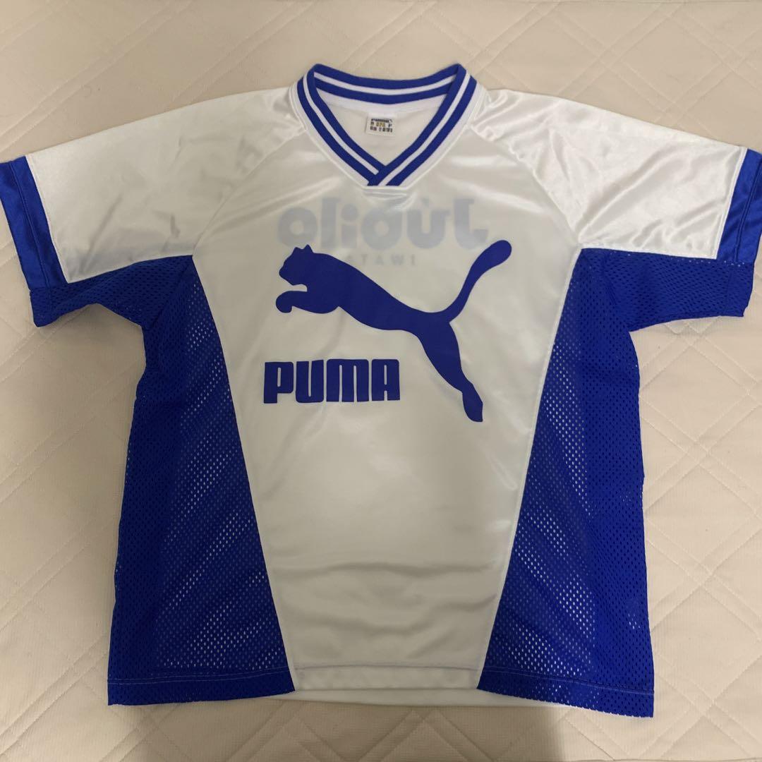 新入荷 90s プーマ ヒットユニオン ジュビロ磐田 tシャツ メッシュ ウェア