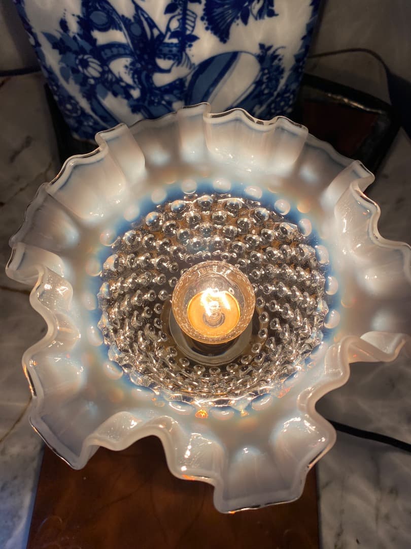 真鍮ランプスタンドFenton Art