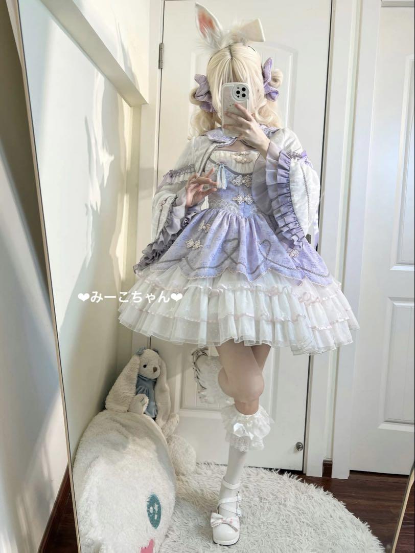 花瑶　フルセット　チャイナ　華ロリ　しゅくれどーる　ロリィタ　ロリータ　甘ロリ 花瑶 フルセット チャイナ 華ロリ しゅくれどーる ロリィタ