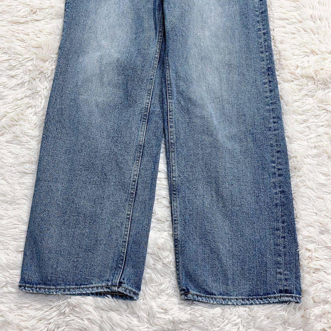 azul by moussy ハイウエストワイドデニム M