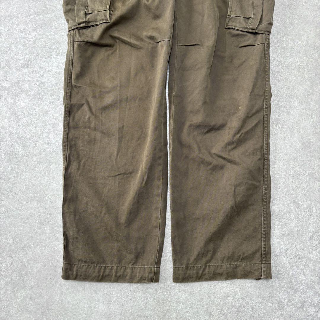 パンツ leather gimmick pocket cargo pants