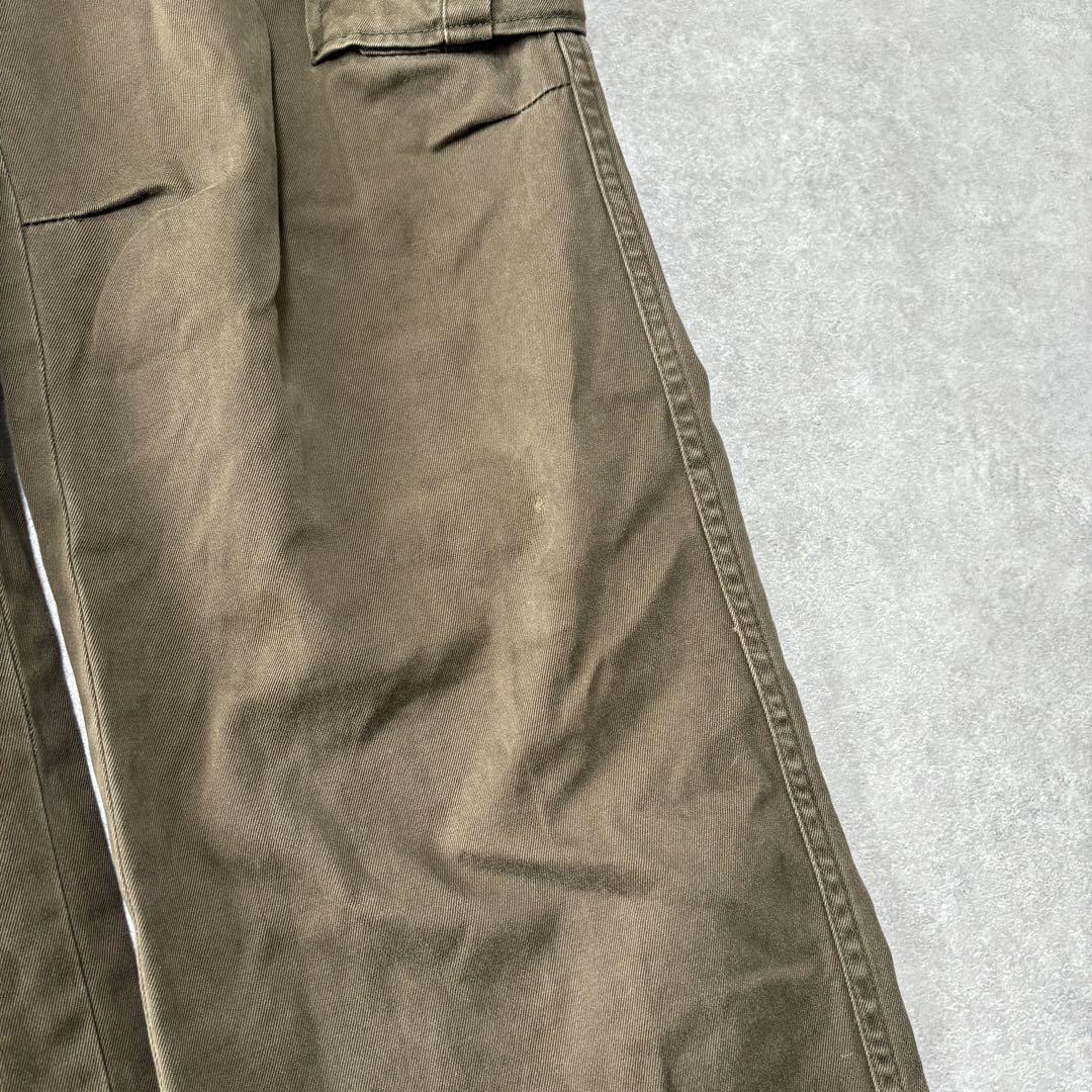 パンツ leather gimmick pocket cargo pants