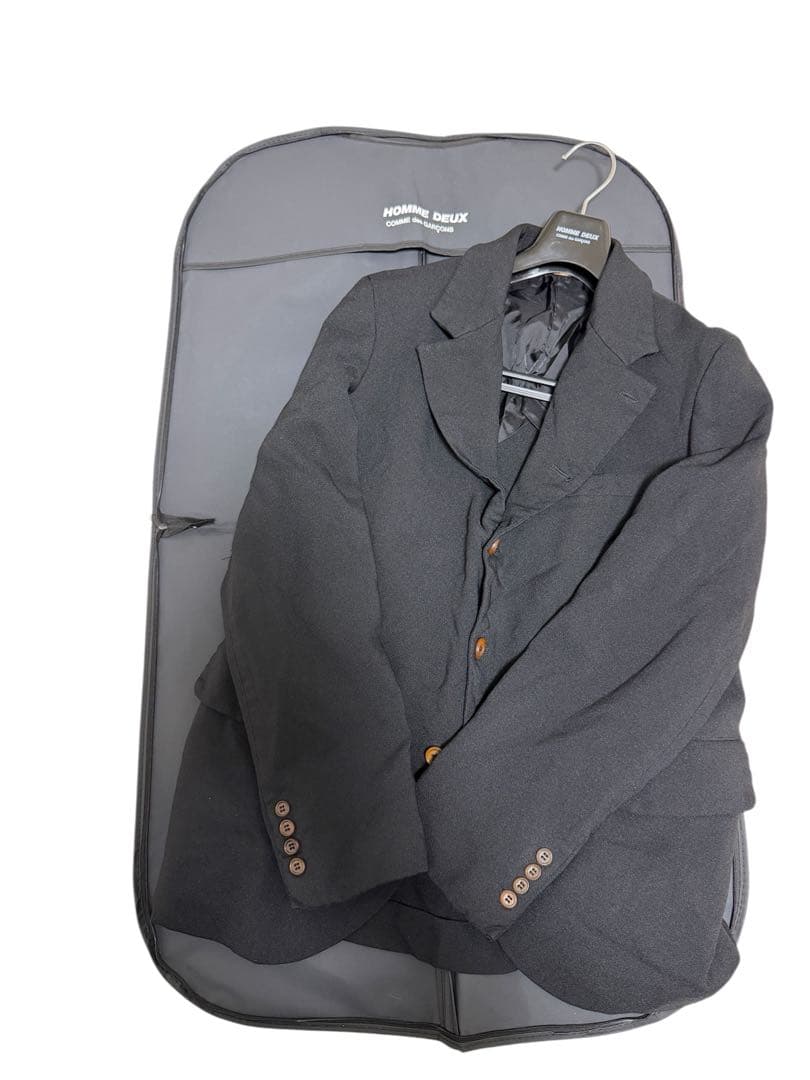 COMME des GARCONS HOMME DEUX ポリ縮 ジャケット M COMME des GARCONS HOMME DEUX ポリ縮絨 ジャケット 21AW 美品｜Yahoo