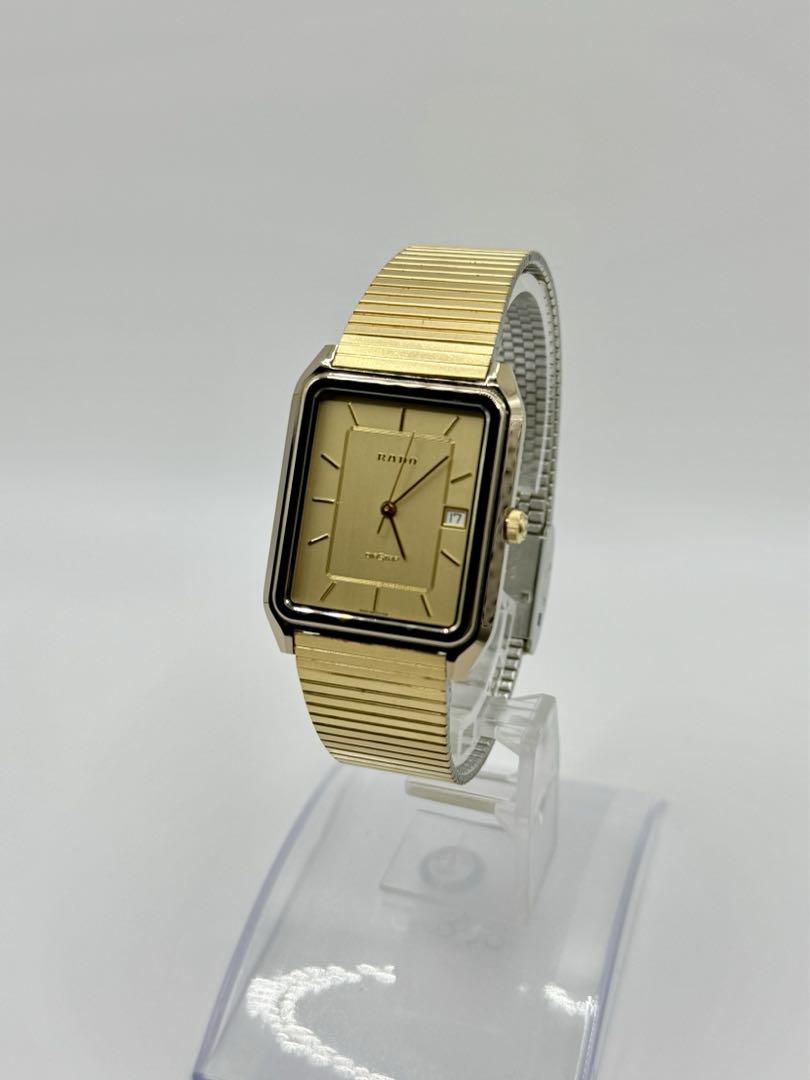 超特価激安の商品をすべて RADO デイト QZゴールド文字盤 129.9533.3 ダイヤスター ラドー ラドー