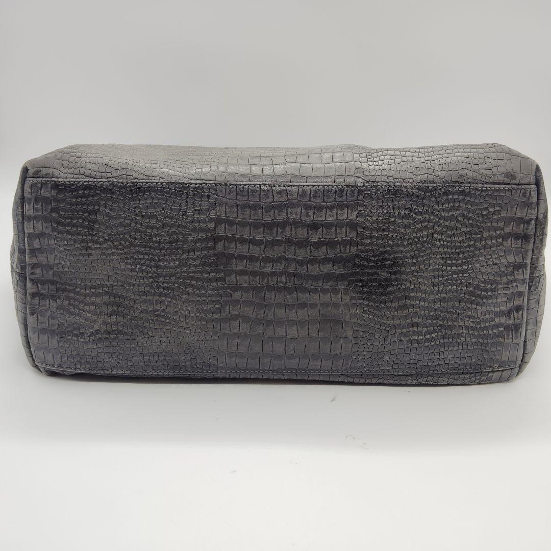 美品 ジミーチュウ トートバッグ ピムリコ クロコ 大容量 A4 肩掛け