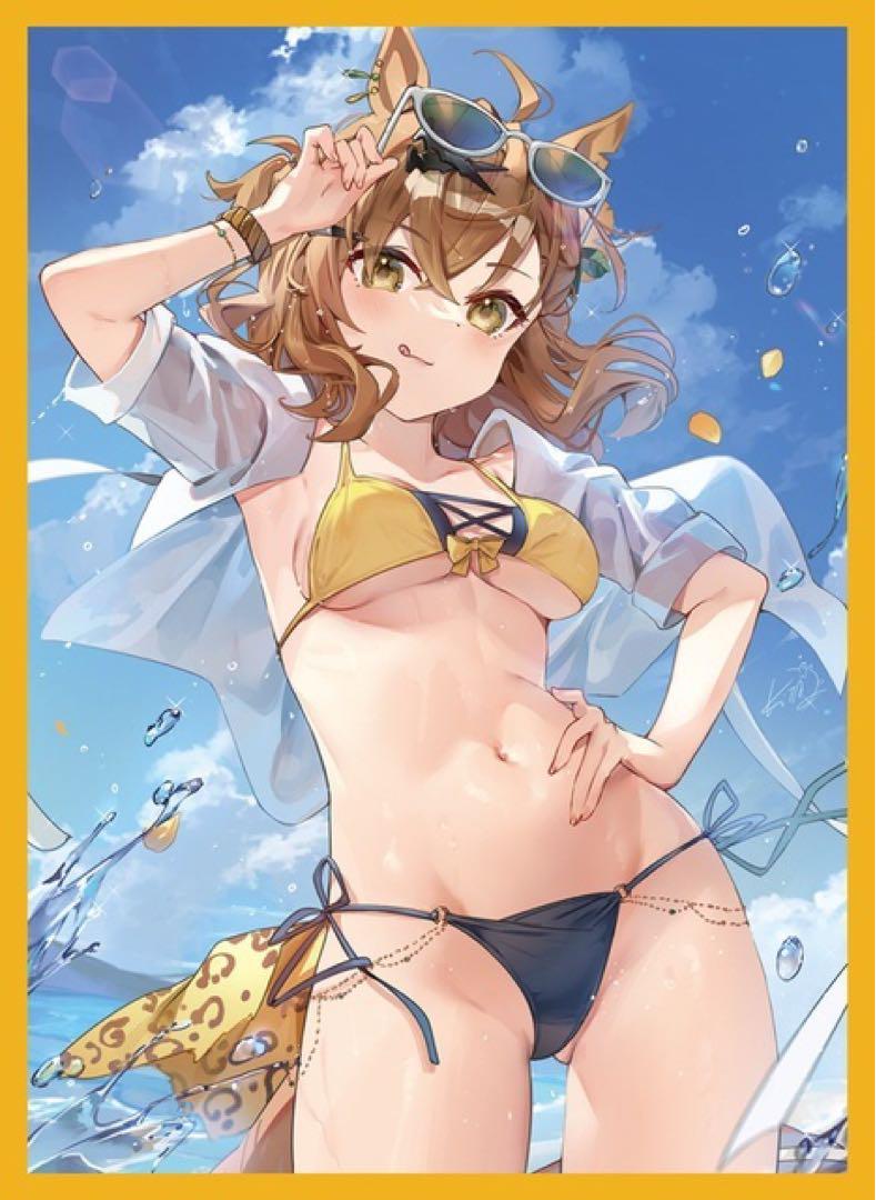 ウマ娘 ジャングルポケット スリーブ プレイマット プレマ 水着