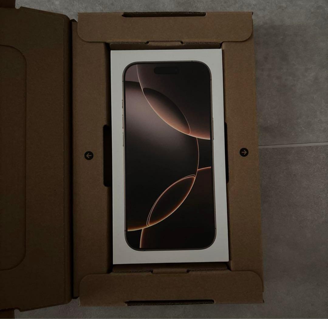 早い者勝ち iPhone16 pro 256GB デザートチタニウムSIMフリー