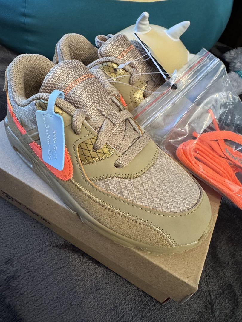 Off-White × Nike Air Max 90 \"Desert Ore\"