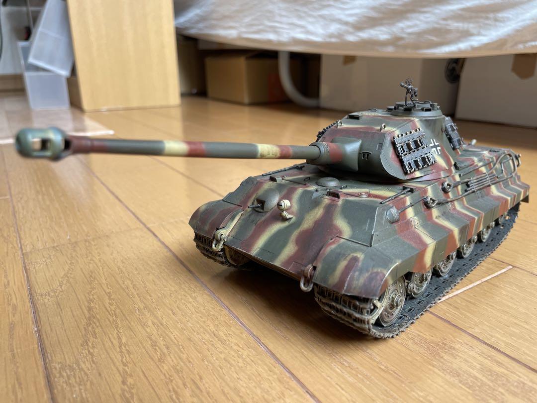 タミヤ1/35 ティーガーⅡ(ポルシェ砲塔) ドイツ陸軍 戦車プラモデル完成品